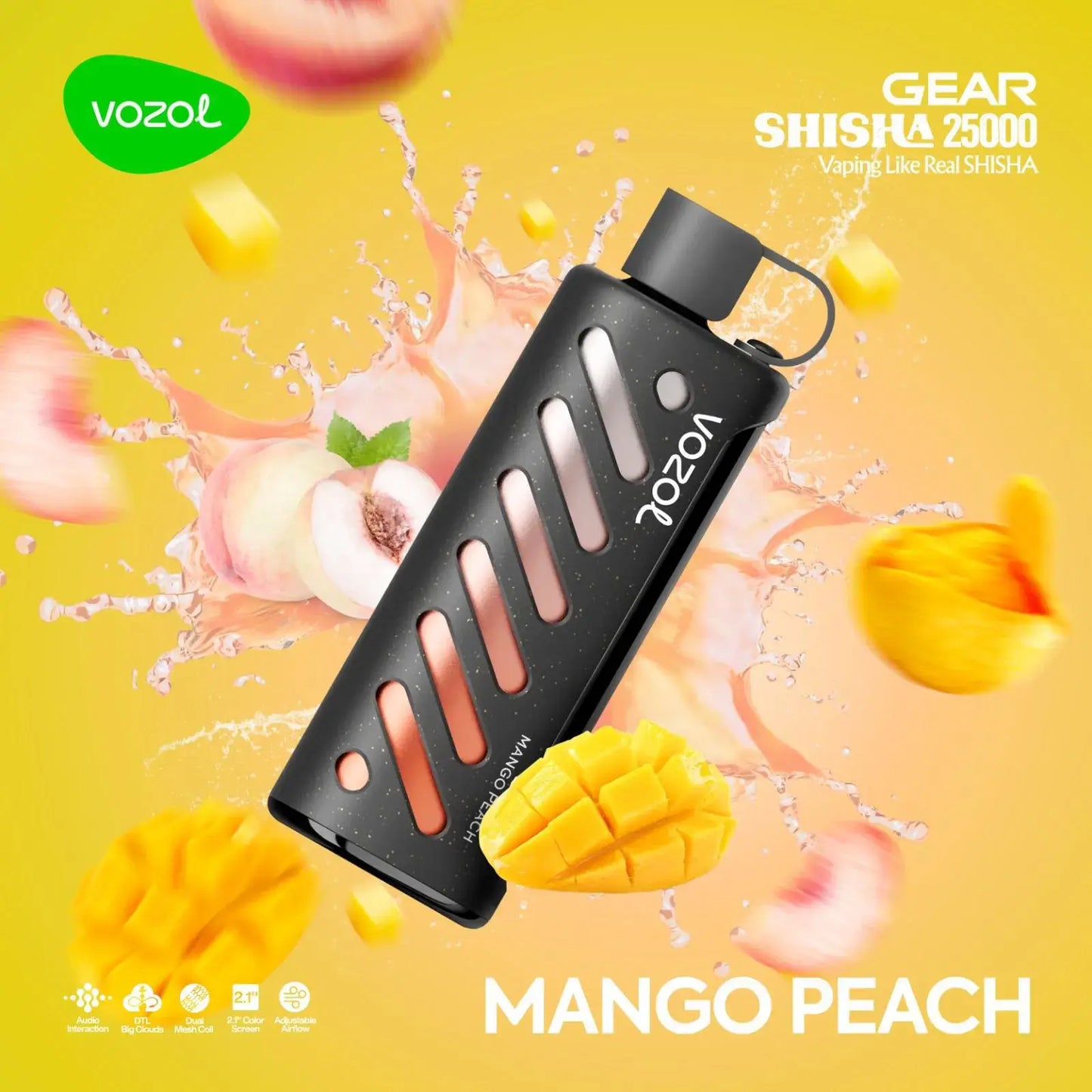 Vozol Gear Shisha 25000 Mango Peach